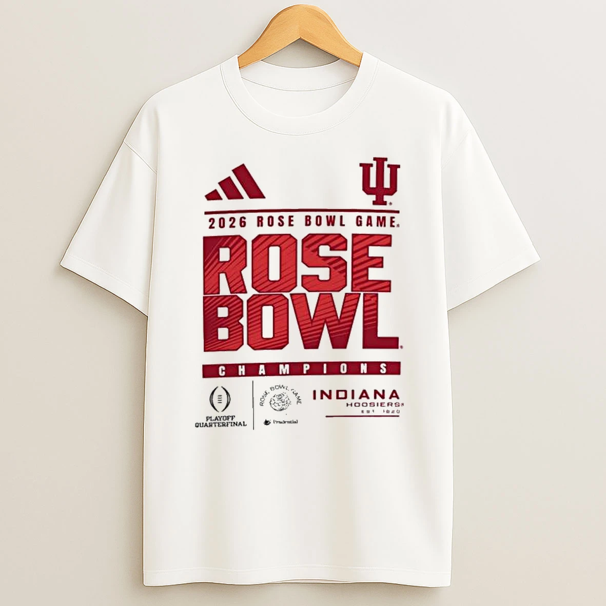 2026 Rose Bowl Game Champions Indiana Hoosiers Playoff Quarterfinal T Shirt