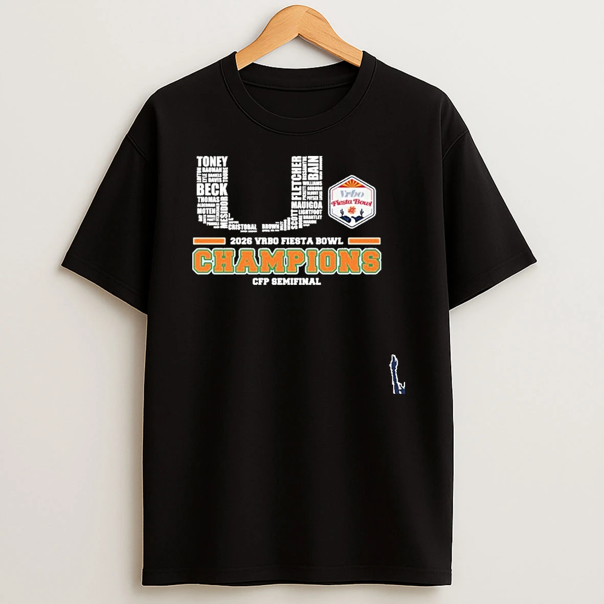 2026 Vrbo Fiesta Bowl Champions Cfp Semifinal T Shirt