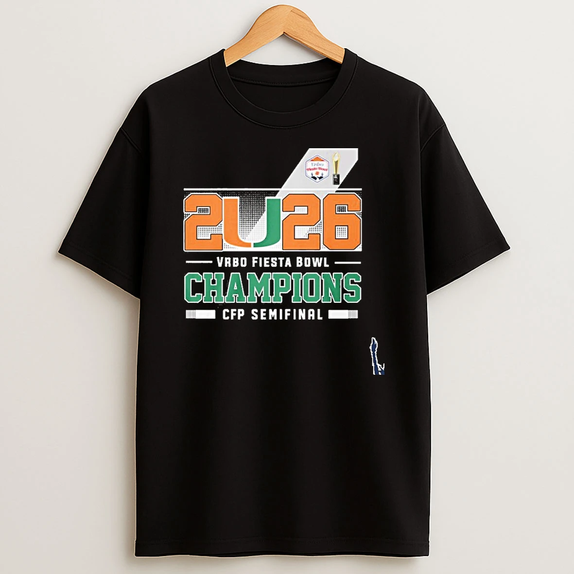 2026 Vrbo Fiesta Bowl Champions Miami Hurricanes Cfp Semifinal T Shirt