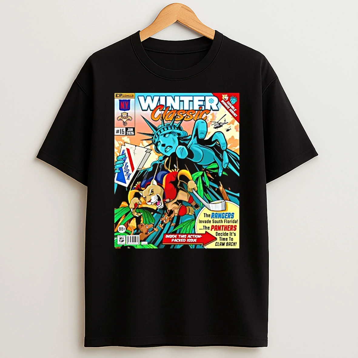2026 Winter Classic The Rangers Invade South Florida The Panthers Decide Its Time To Claw Back T Shirt