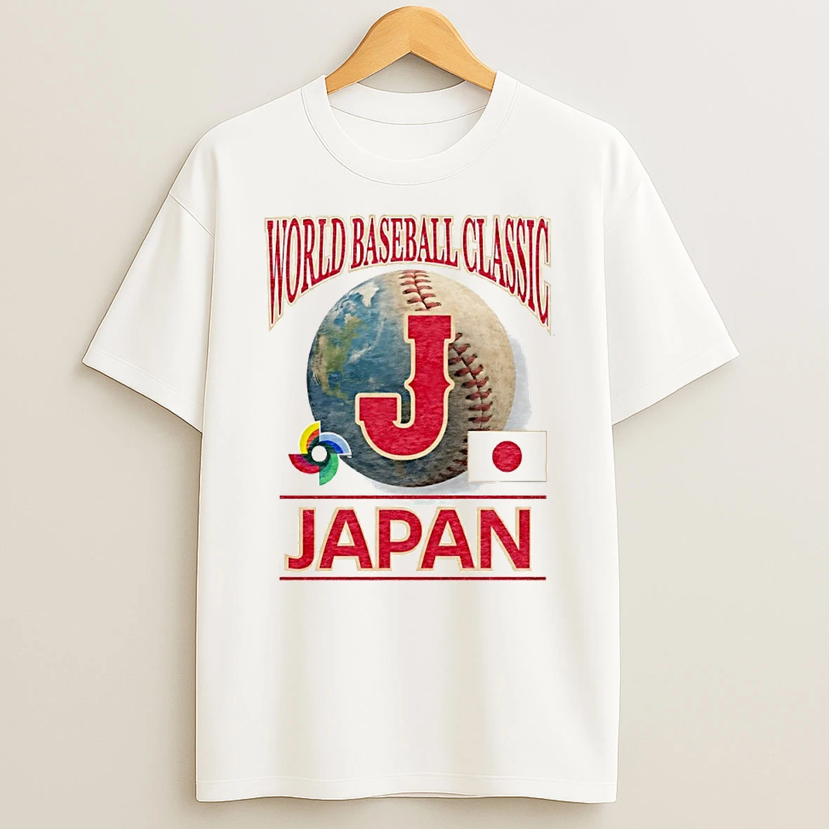 2026 World Baseball Classic Japan Logo Circle T Shirt