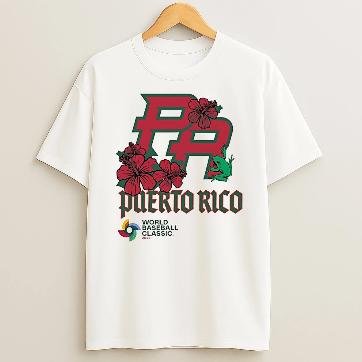 2026 World Baseball Classic Puerto Rico Logo Circle T Shirt