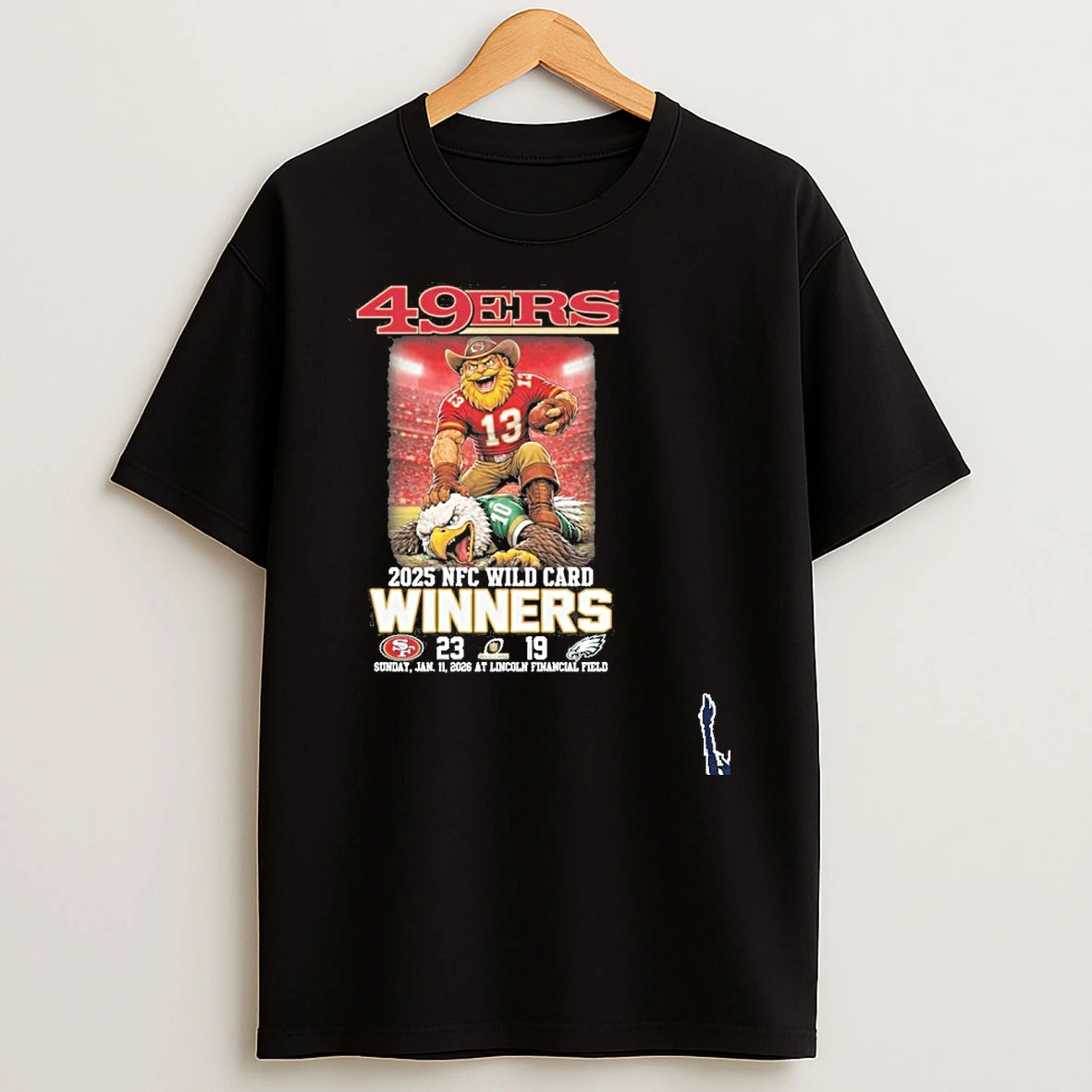 49ers 2025 Nfc Wild Card Winners T Shirt