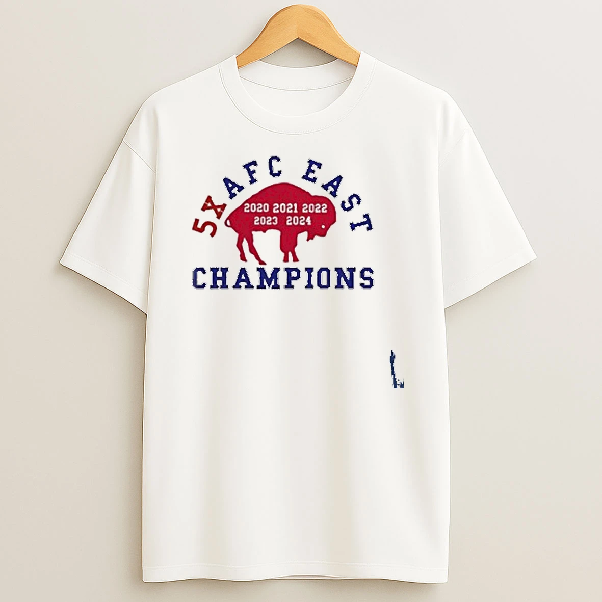 5x Afc East Champions Buffalo Bills T Shirt