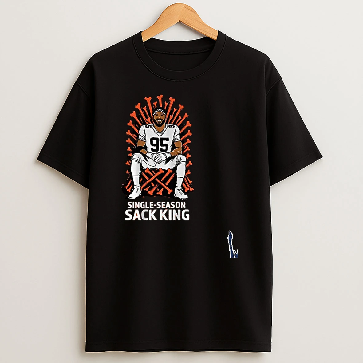 95 Myles Garrett Single Season Sack King T Shirt