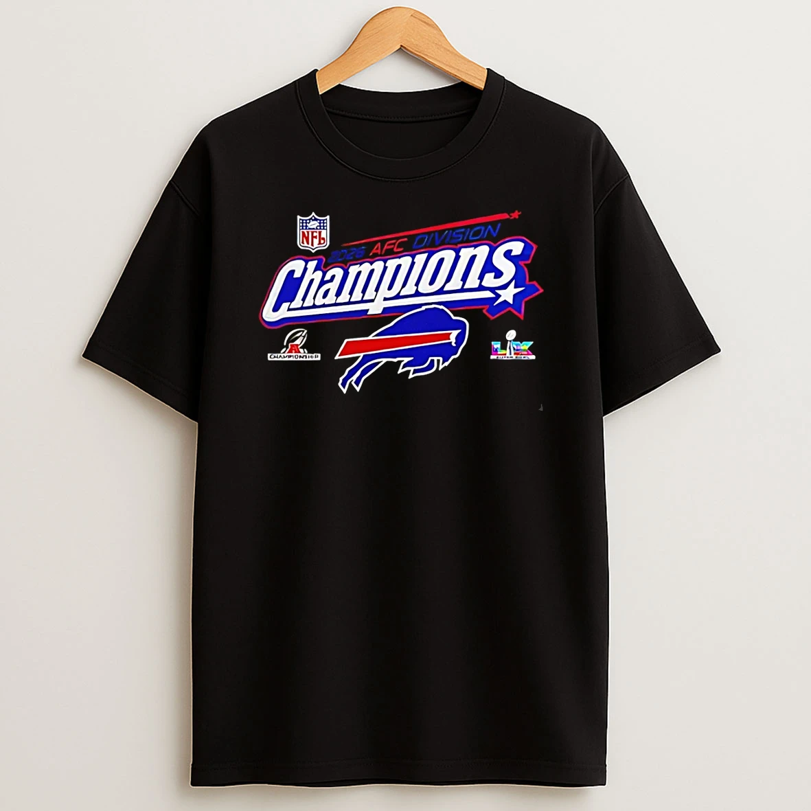 Afc Division Champions 2026 Buffalo Bills T Shirt