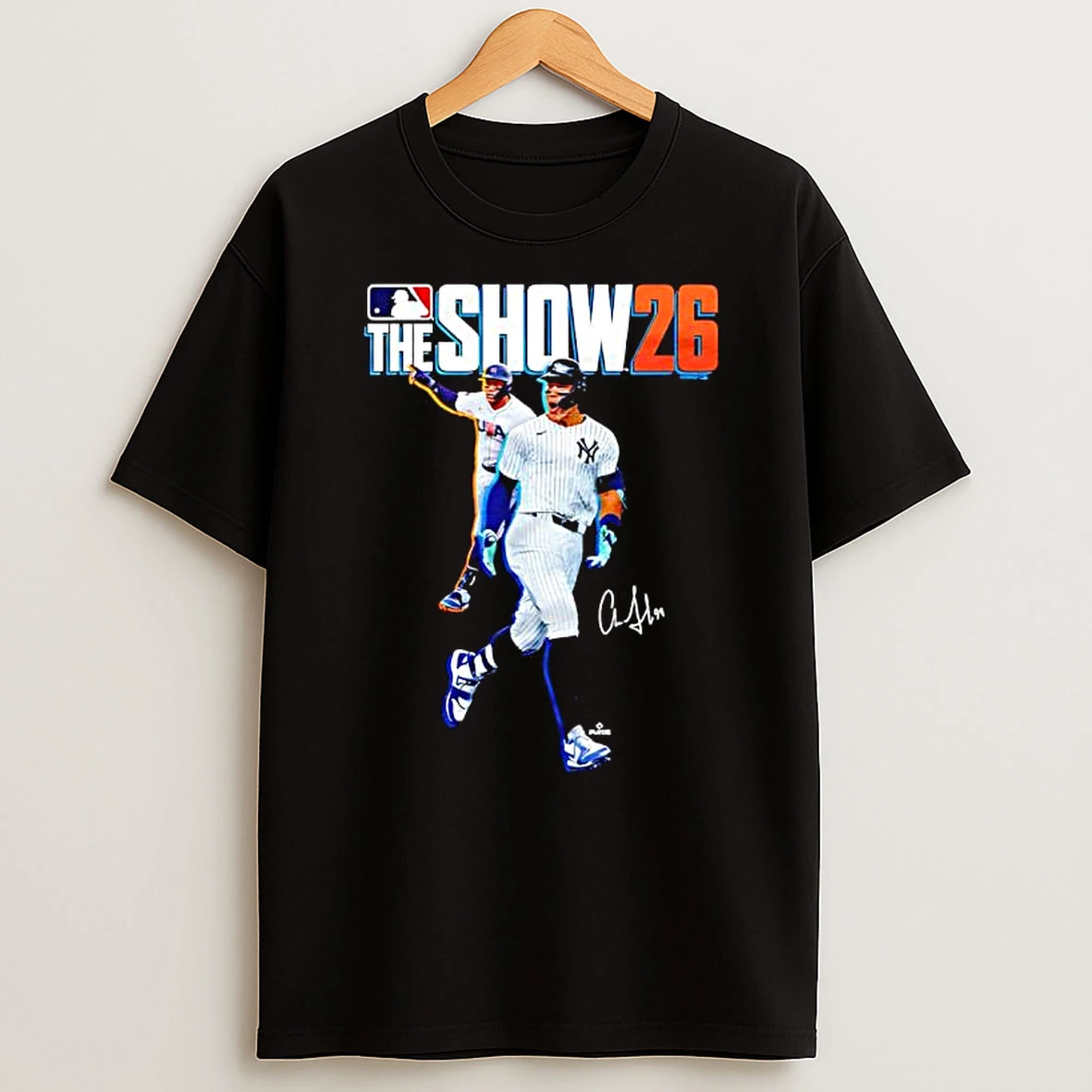 Aaron Judge Mlb The Show 26 Signature Graphic T Shirt