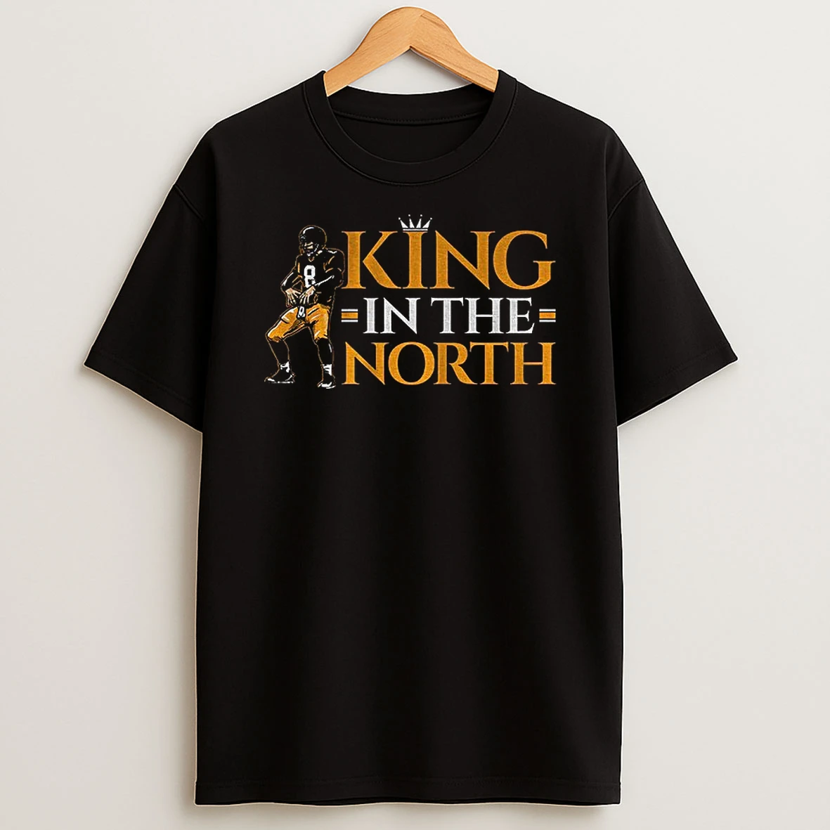 Aaron Rodgers Pittsburgh Steelers Nfl Pittsburgh King In The North T Shirt