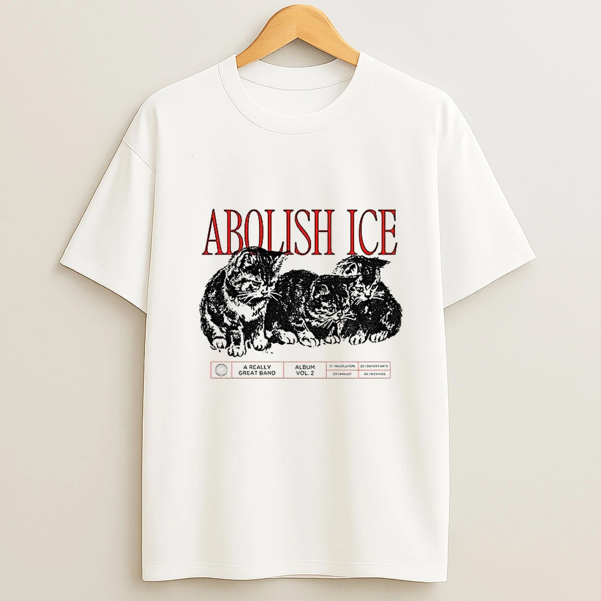 Abolish Ice Cat A Really Great Band T Shirt