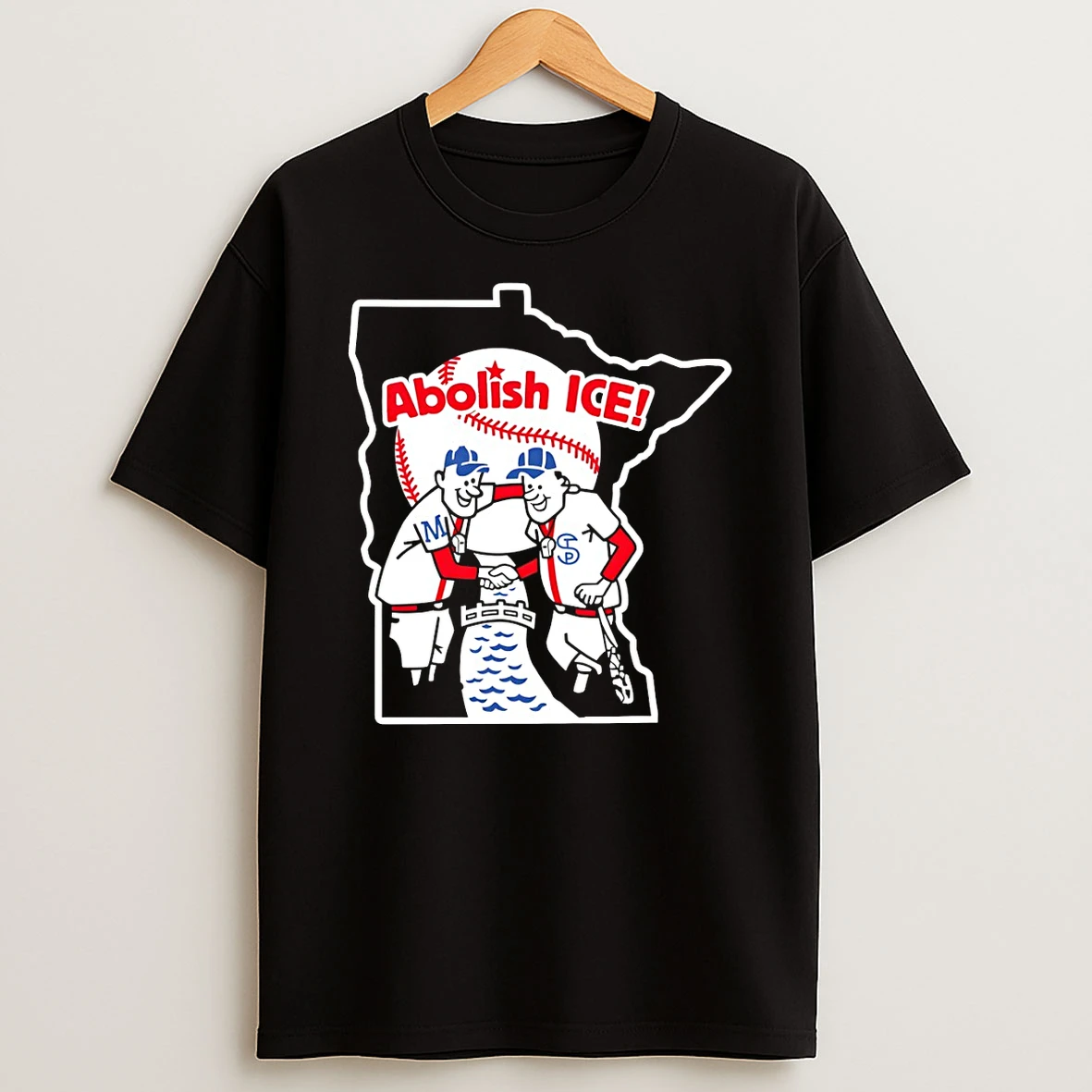 Abolish Ice Twins Minnesota Twins T Shirt