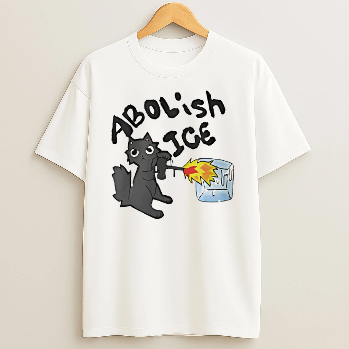 Abolish Ice Cat Classic T Shirt