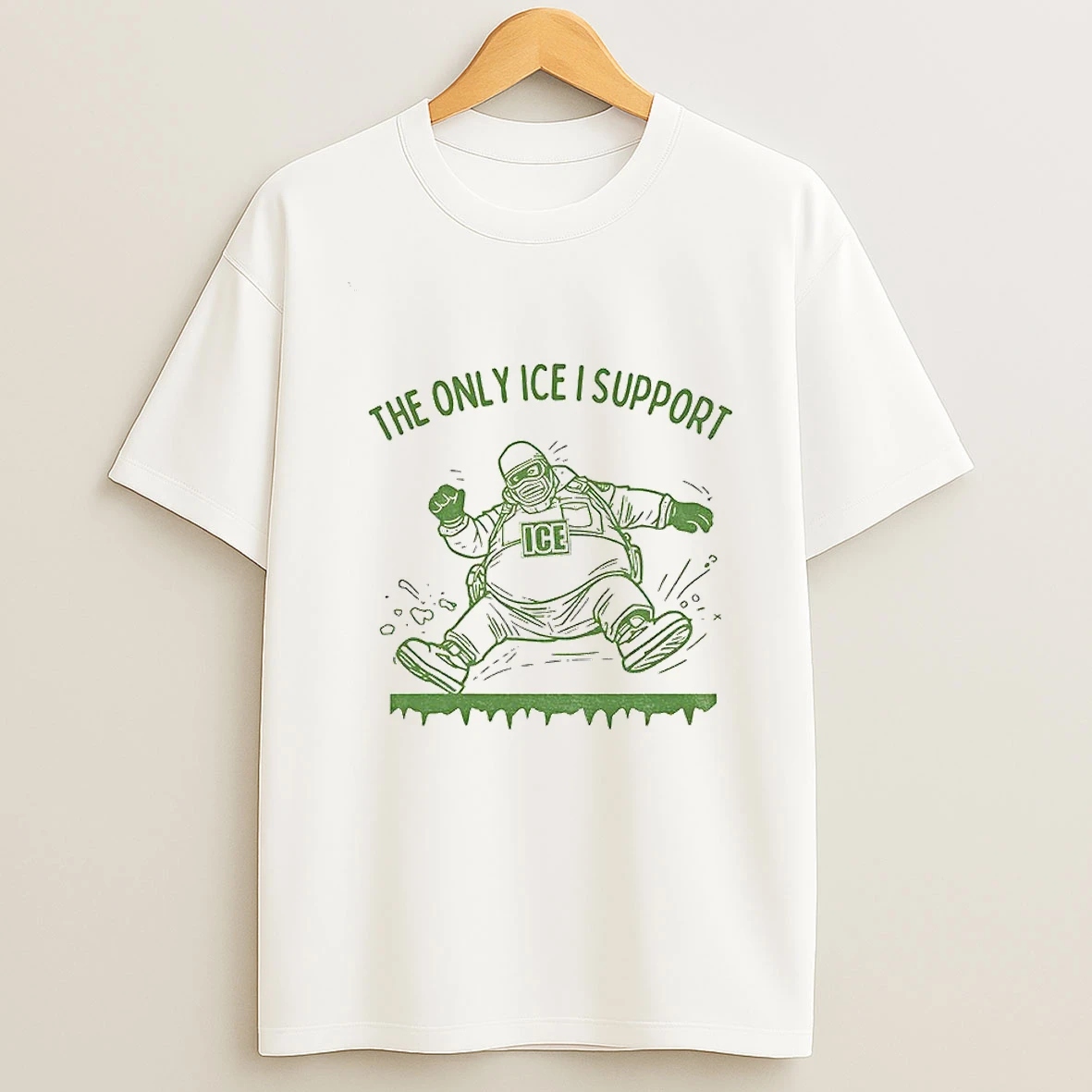 Abolish Ice Chinga La Migra Liberal Protest The Only Ice I Support T Shirt