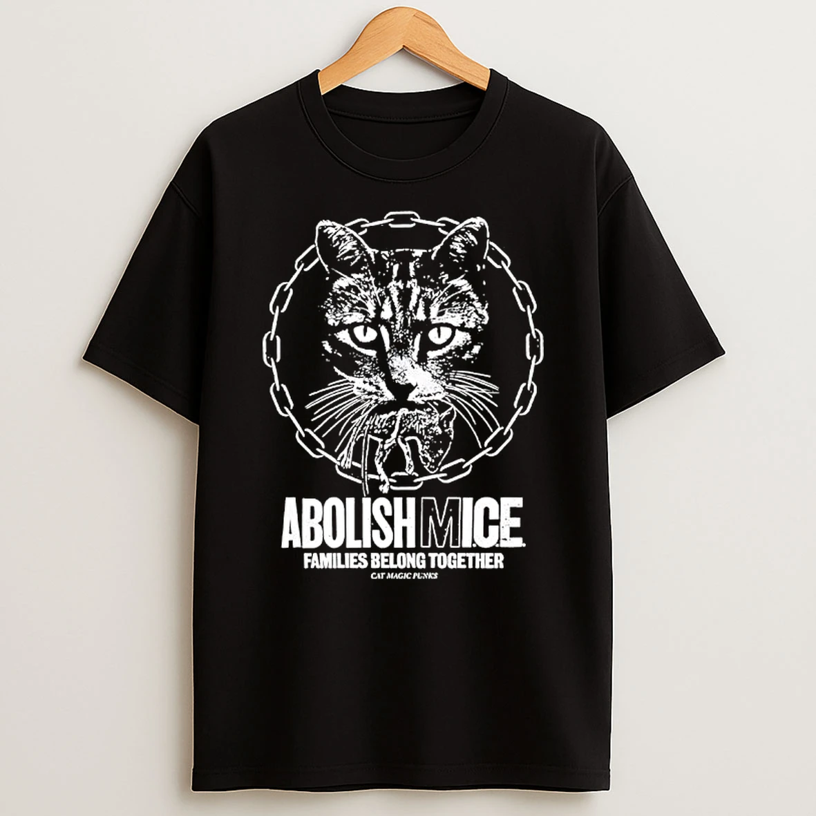 Abolish Mice Families Belong Together Cat Magic Punks T Shirt
