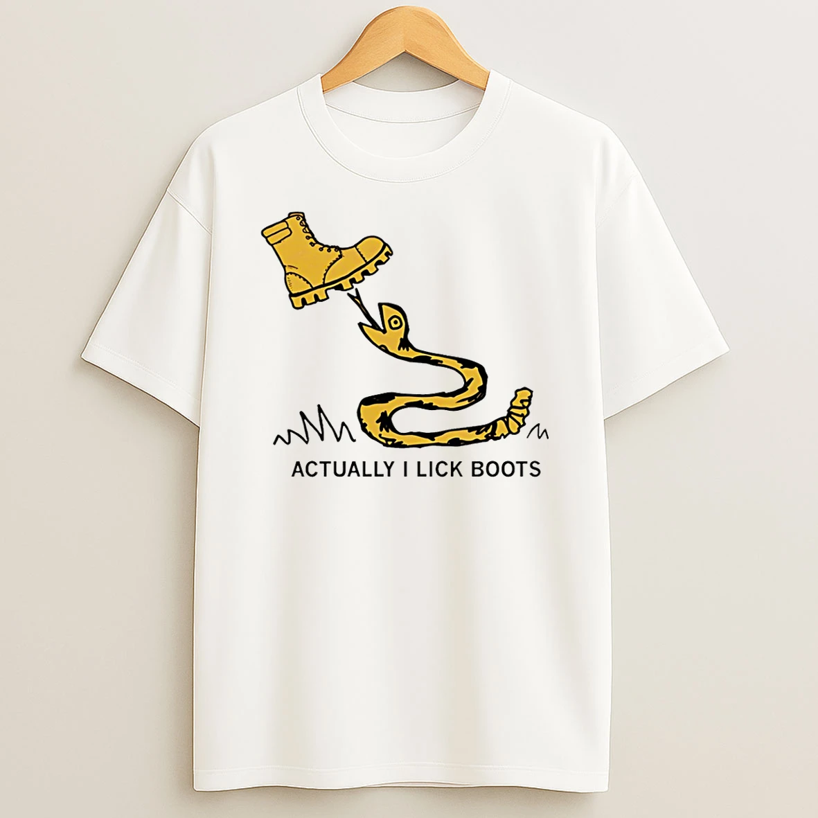 Actually I Lick Boots The Feds T Shirt