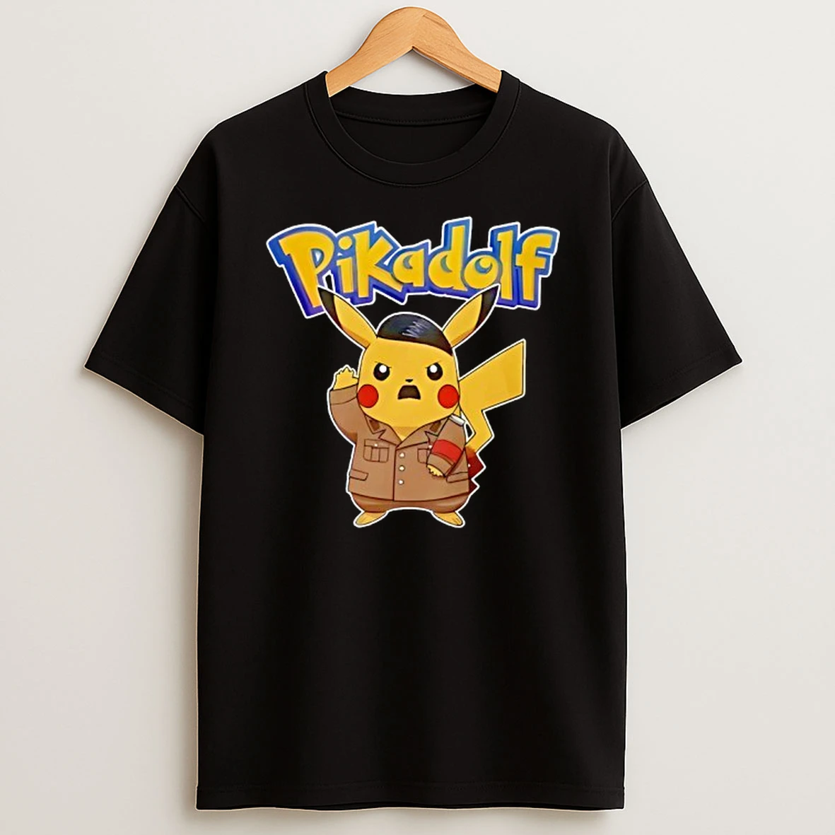 Adolf Hitler Pikachu Pokemon Pikadolf T Shirt