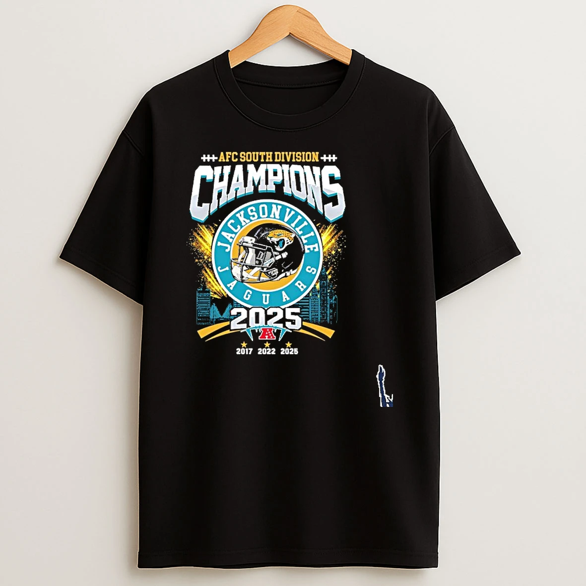 Afc South Division Champions Jacksonville Jaguars City Vintage T Shirt