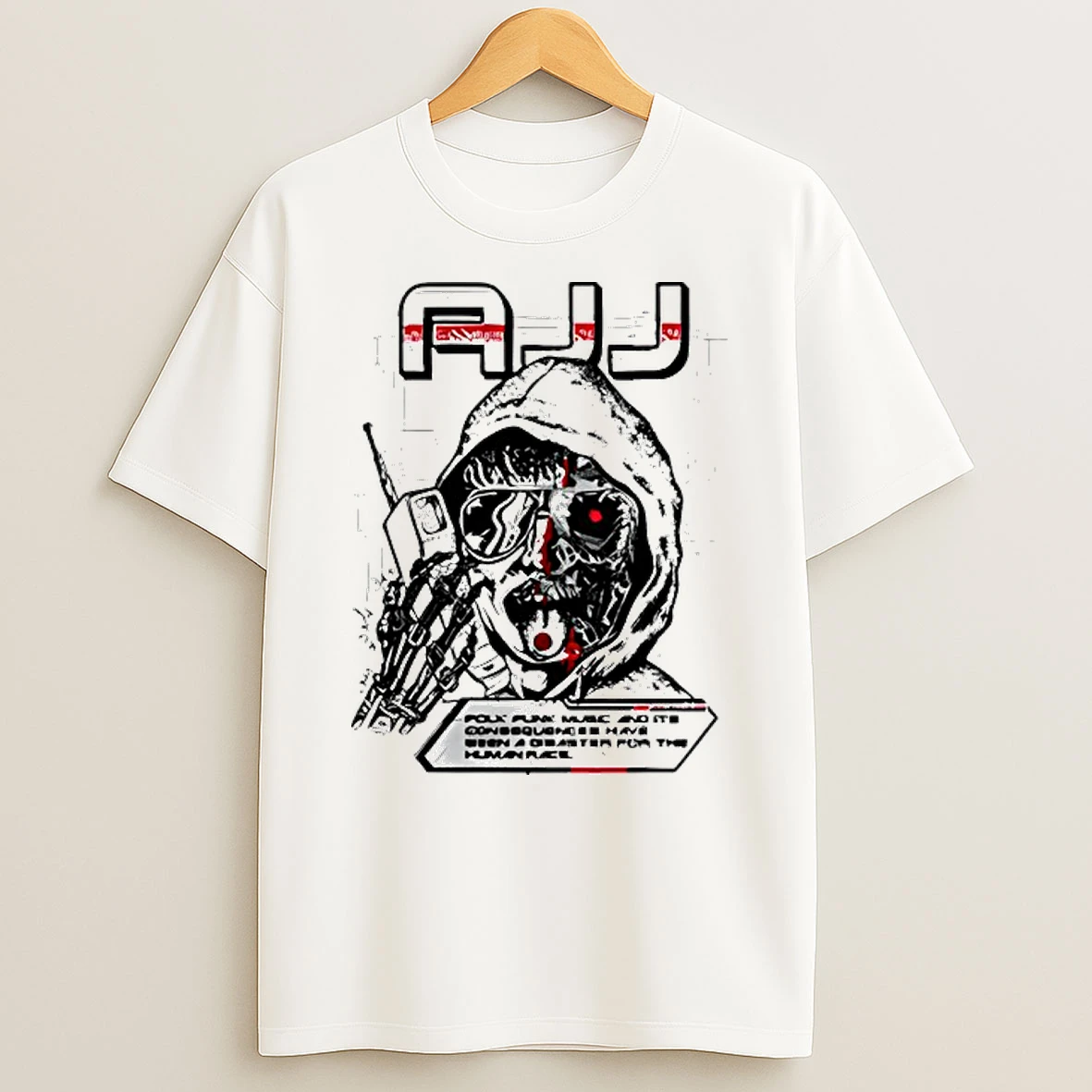 Ajj Uni Folk Punk Music T Shirt