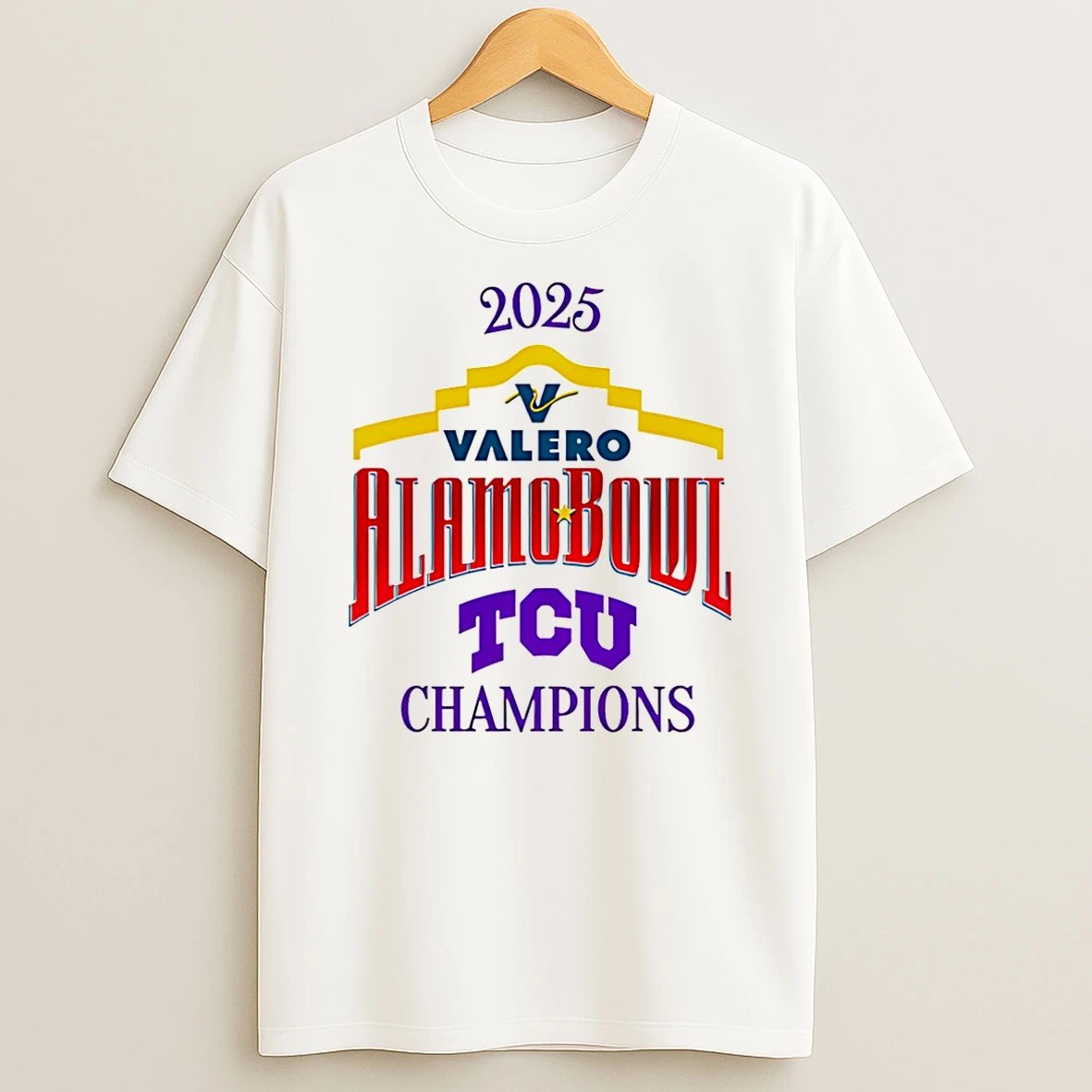 Alamo Bowl Champions 2025 Tcu Football T Shirt