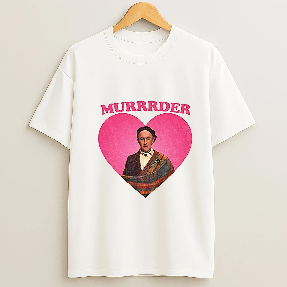 Alan Cumming Murrrder Pink Love The Traitors Tv Show T Shirt