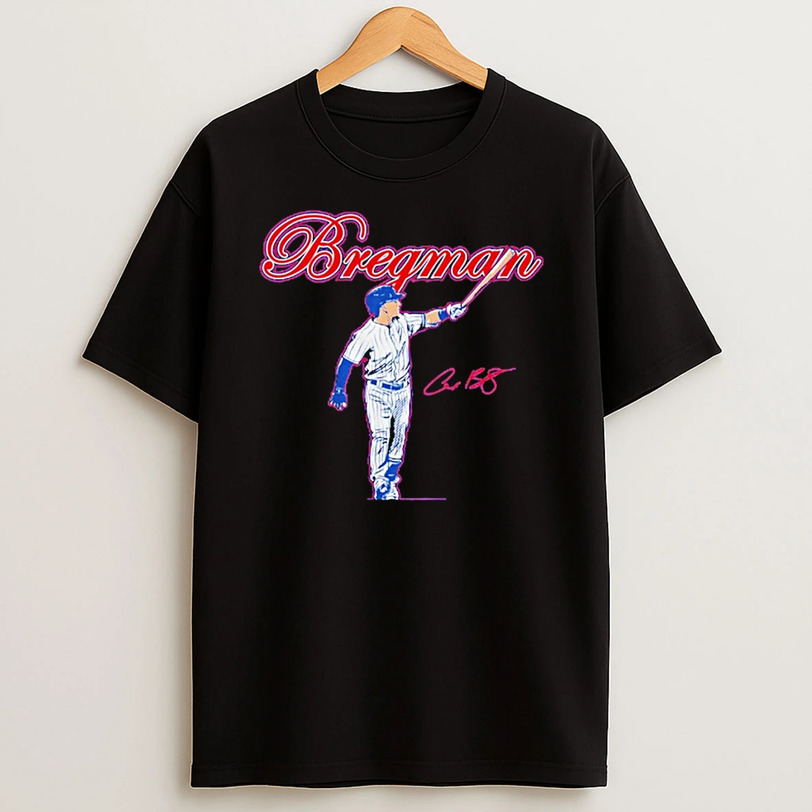 Alex Bregman Signature Chicago Slugger Swing T Shirt