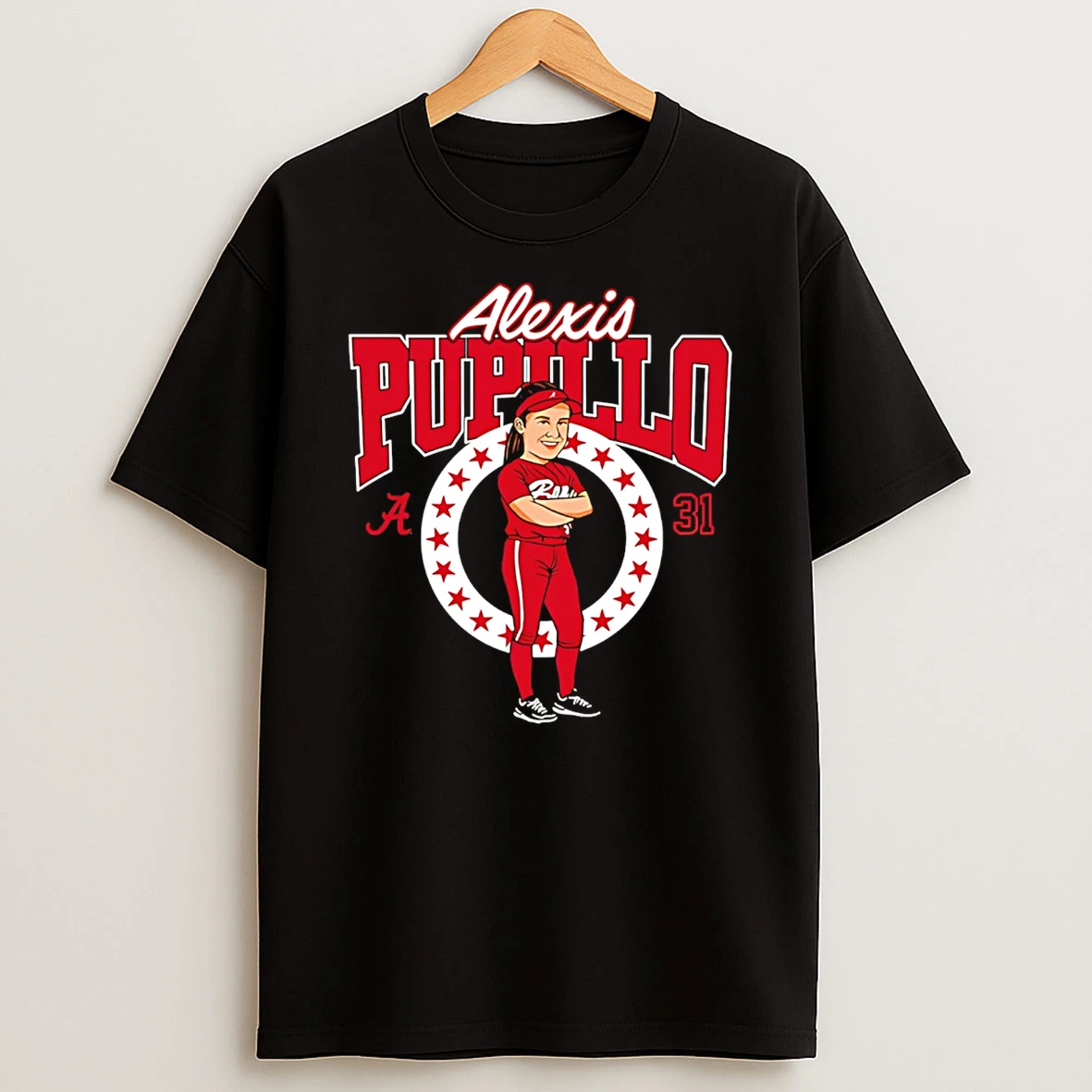 Alexis Pupillo Alabama Softball Ncaa Legends Player Collage T Shirt