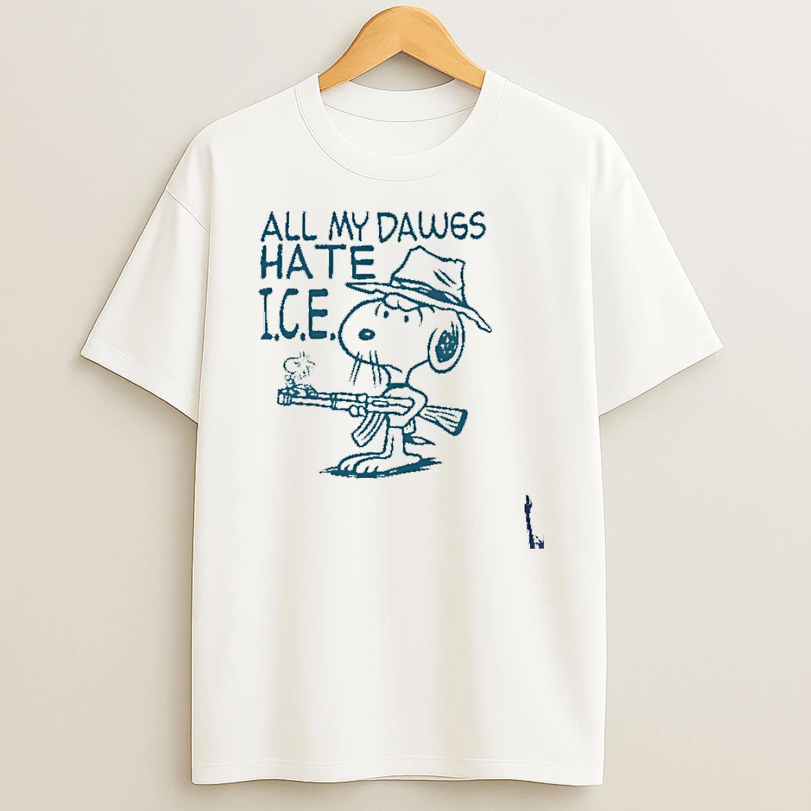 All My Dawgs Hate Ice Snoopy T Shirt