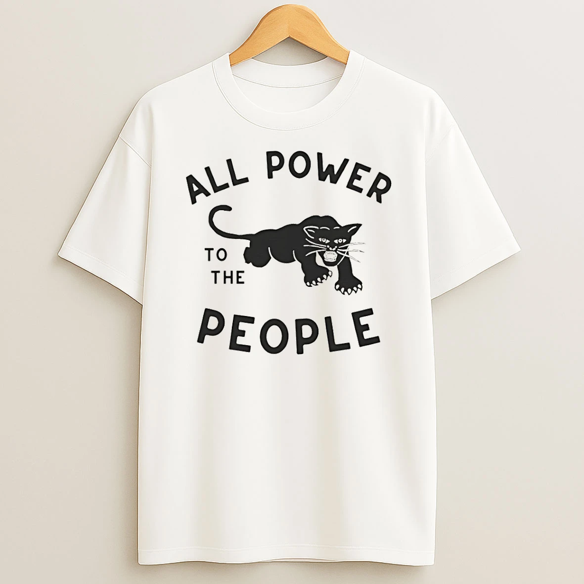 All Power To The People Black Panther Party T Shirt