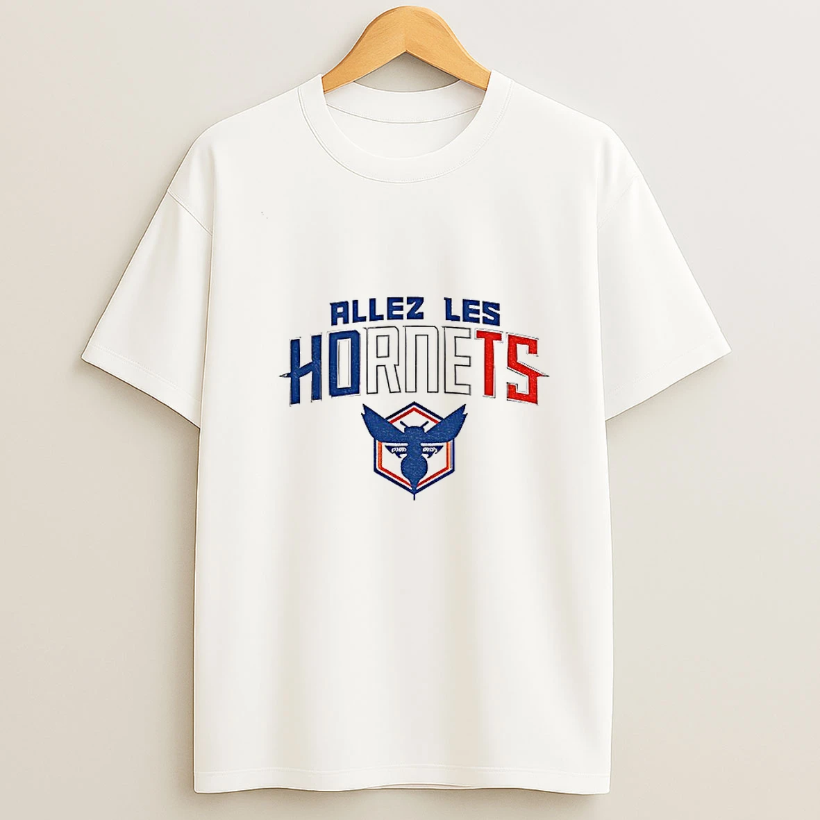 Allez Les Charlotte Hornets Basketball Logo T Shirt