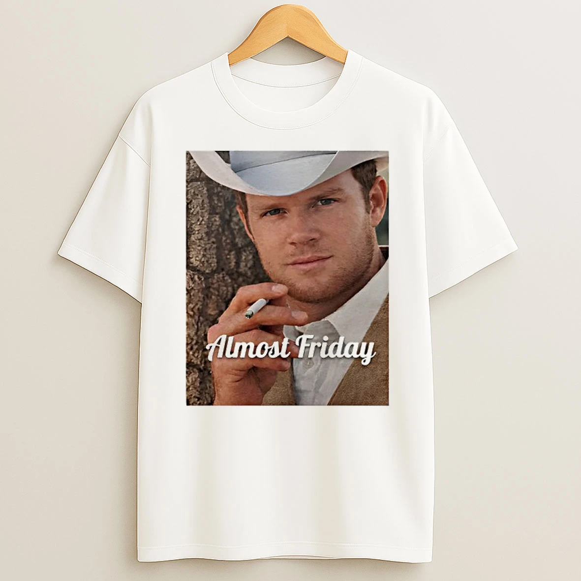 Almost Friday Darnold Cigarette T Shirt