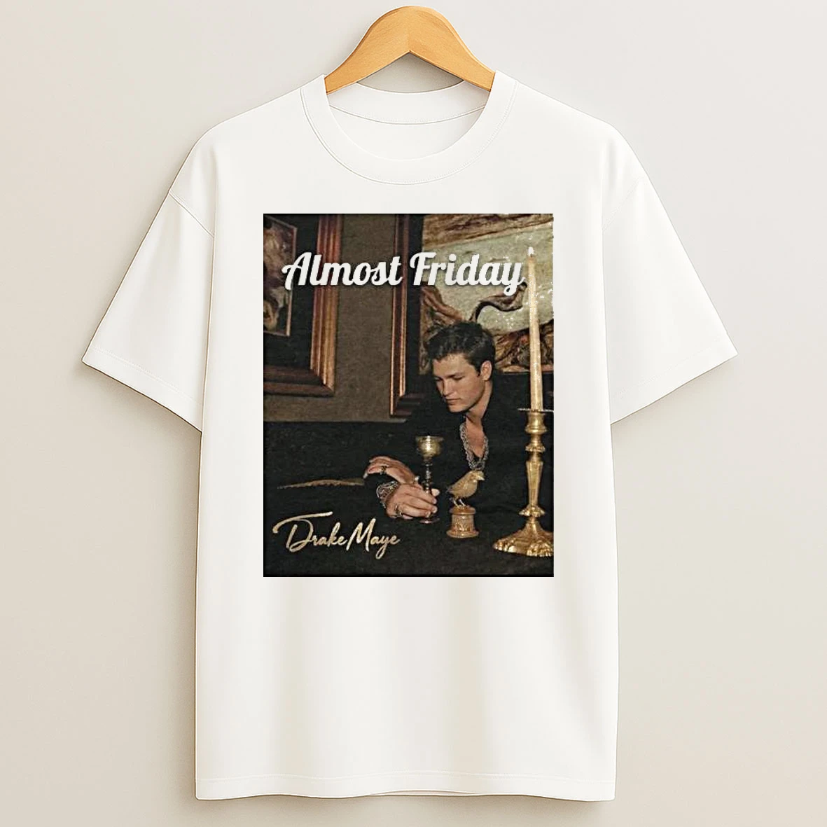 Almost Friday Drake Maye Album Cover T Shirt