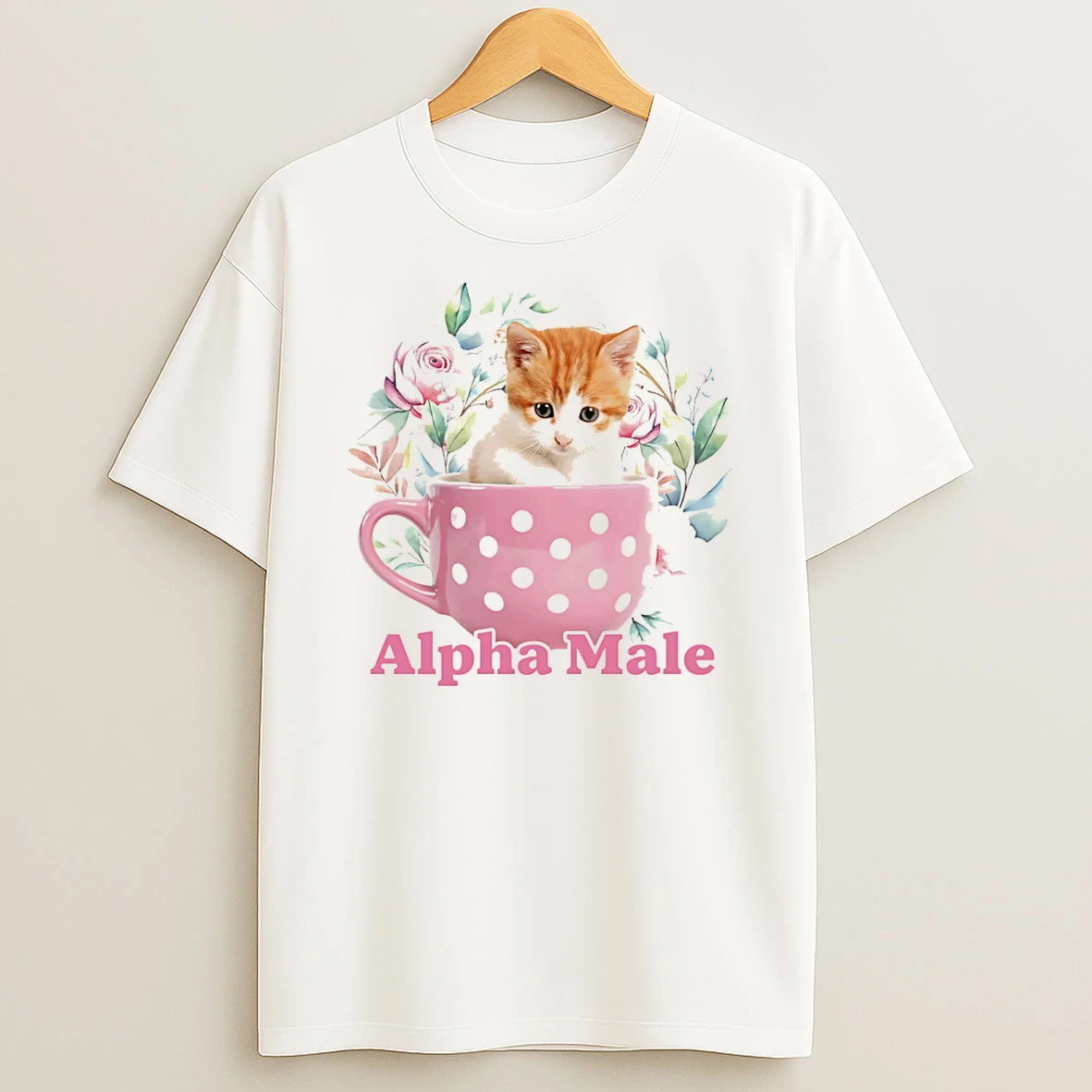 Alpha Male Kitten Cat T Shirt
