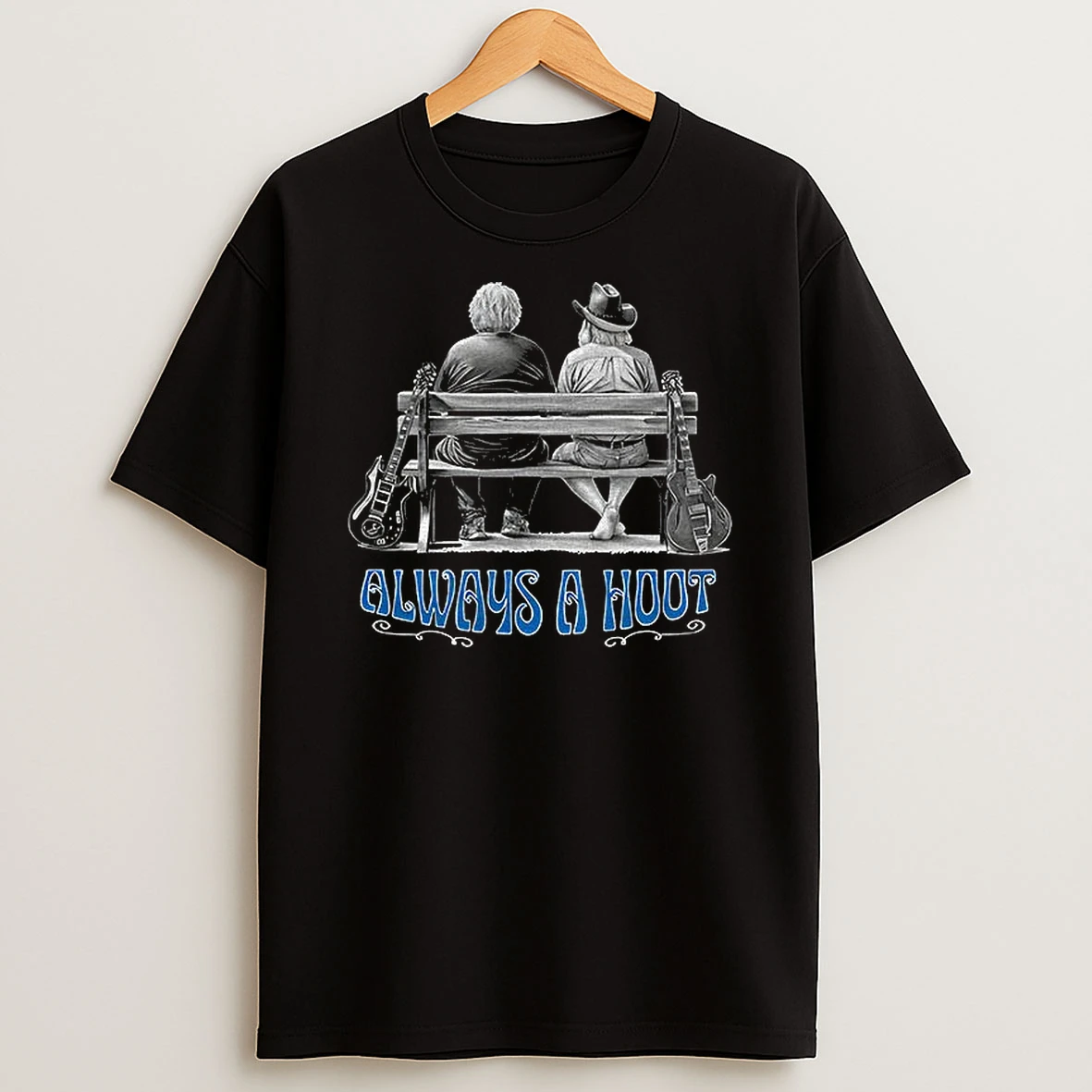 Always A Hoot Jerry Garcia Bob Weir Grateful Dead T Shirt