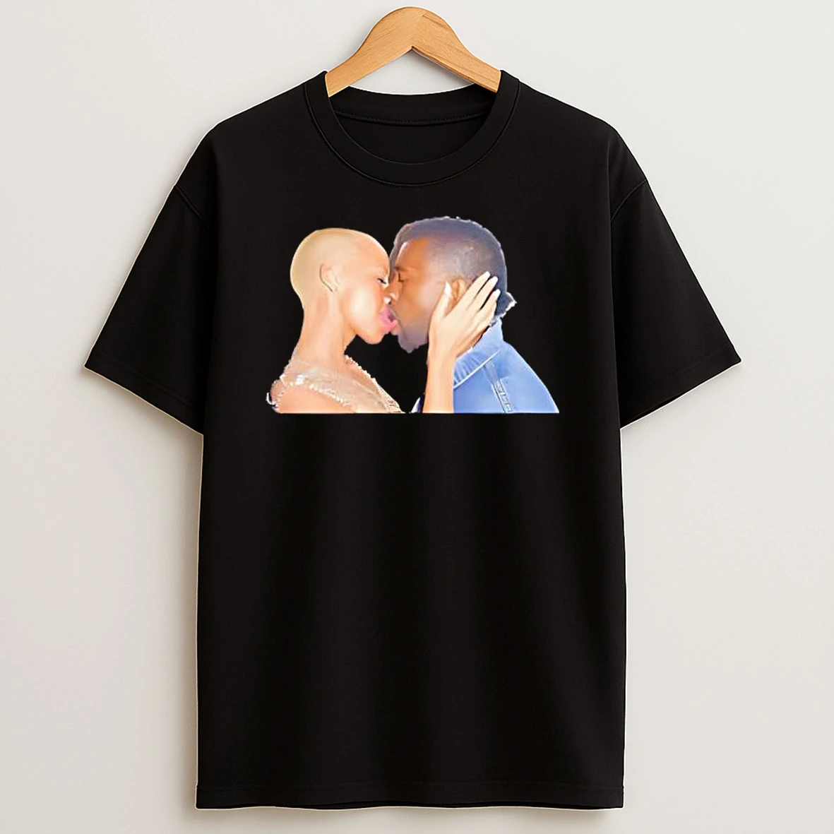 Amber Rose Kiss Kanye Image T Shirt