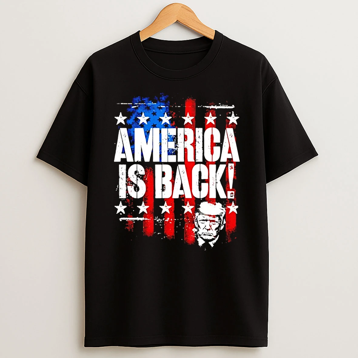 America Is Back Trump Usa Flag 2026 T Shirt