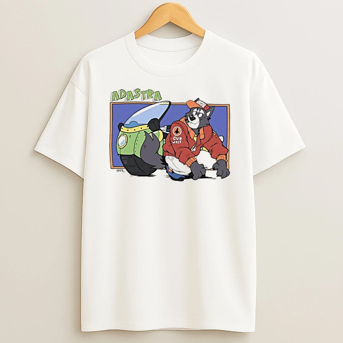 Amicus Character Adastra Gud Wolf T Shirt