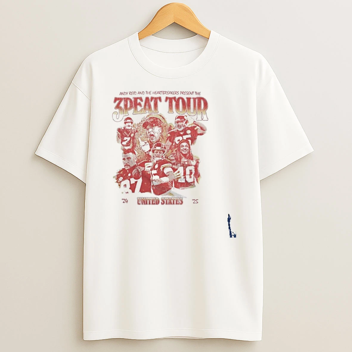 Andy Ried And The Heartbreakers Present The 3peat Tour T Shirt