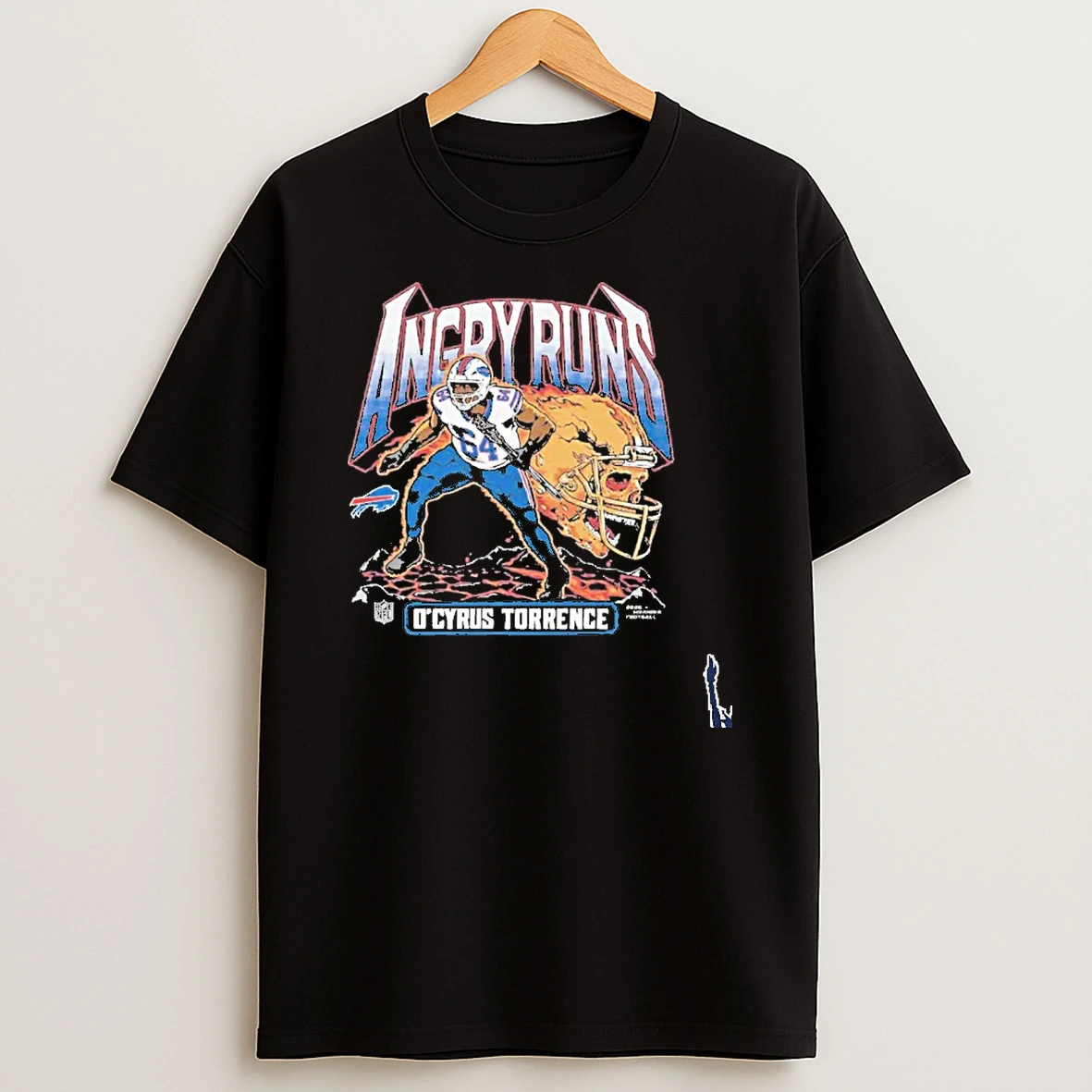 Angry Runs 2025 Bills Ocyrus Torrence T Shirt
