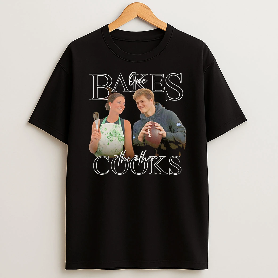 Ann Michael Drake Mayeone Bakes The Other Cooks New England Football T Shirt