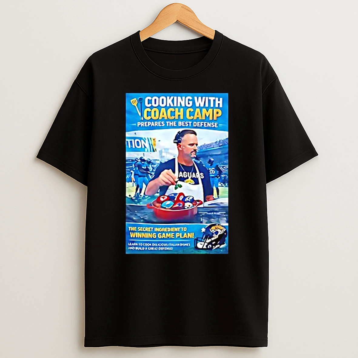 Antonio Johnson Cooking With Coach Camp T Shirt