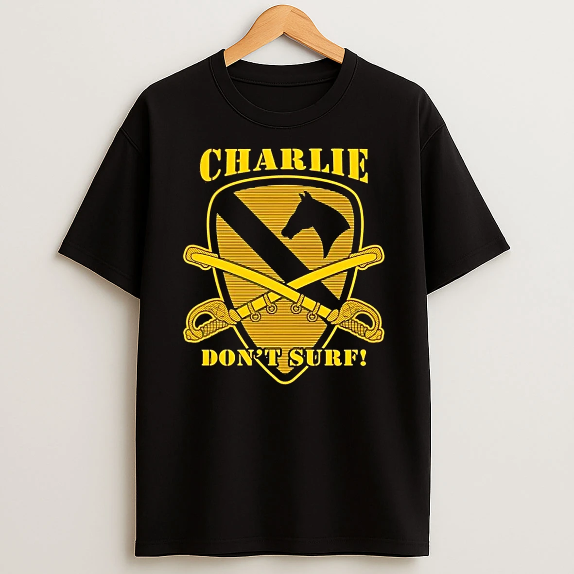 Apocalypse Now Charlie Dont Surf Logo T Shirt
