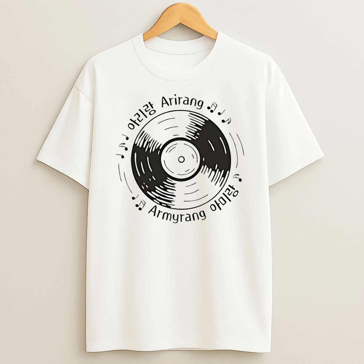 Arirang Armyrang Vinyl Bts T Shirt