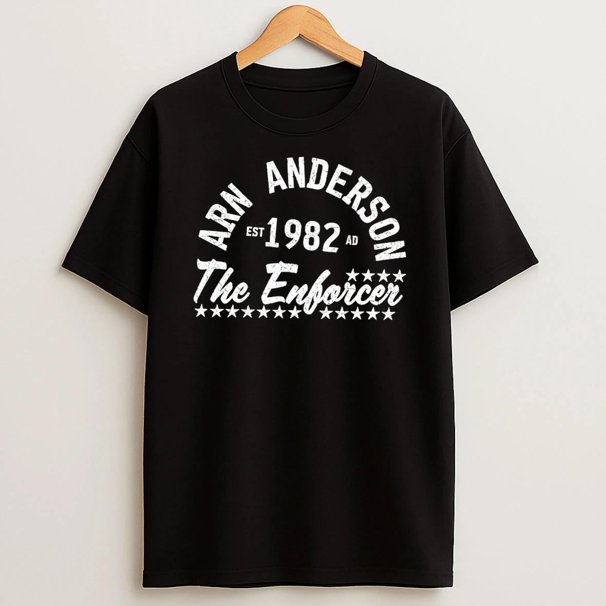 Arn Anderson The Enforcer Est 1982 Ad Graphic T Shirt