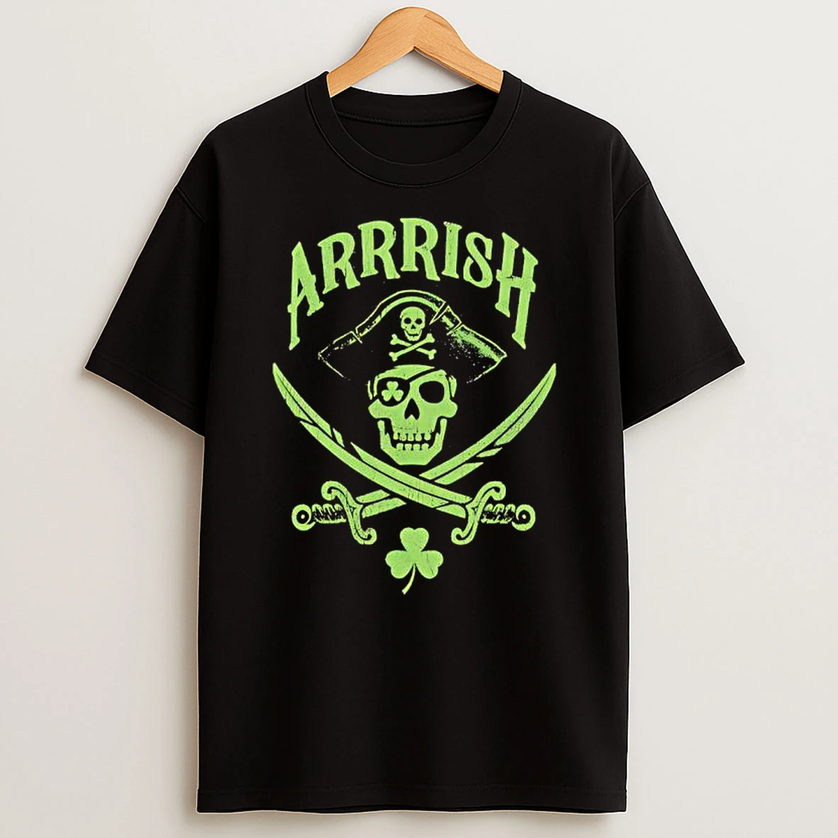 Arrrish Skull T Shirt