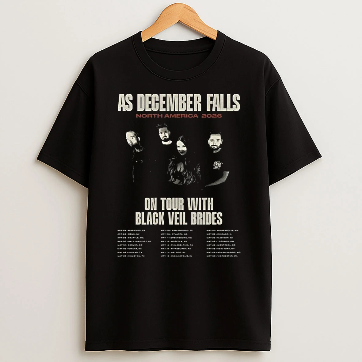 As December Falls North America 2026 T Shirt