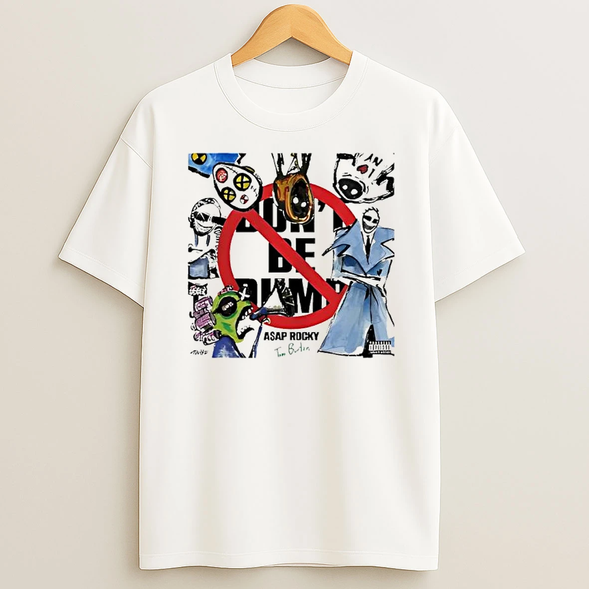 Asap Rocky Dont Be Dumb Album Cover T Shirt