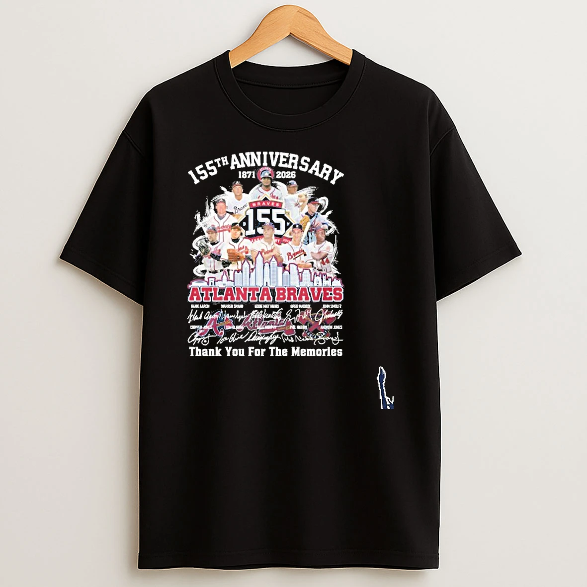 Atlanta Braves Team 155th Anniversary 1871 2026 T Shirt