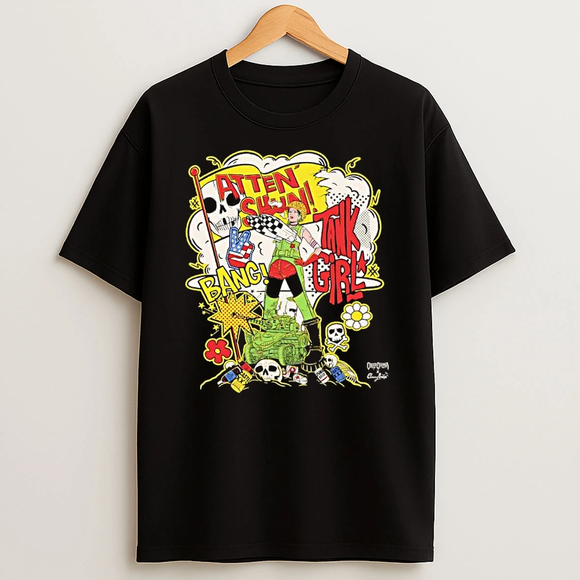 Atten Shuntank Girl Bang Graphic T Shirt