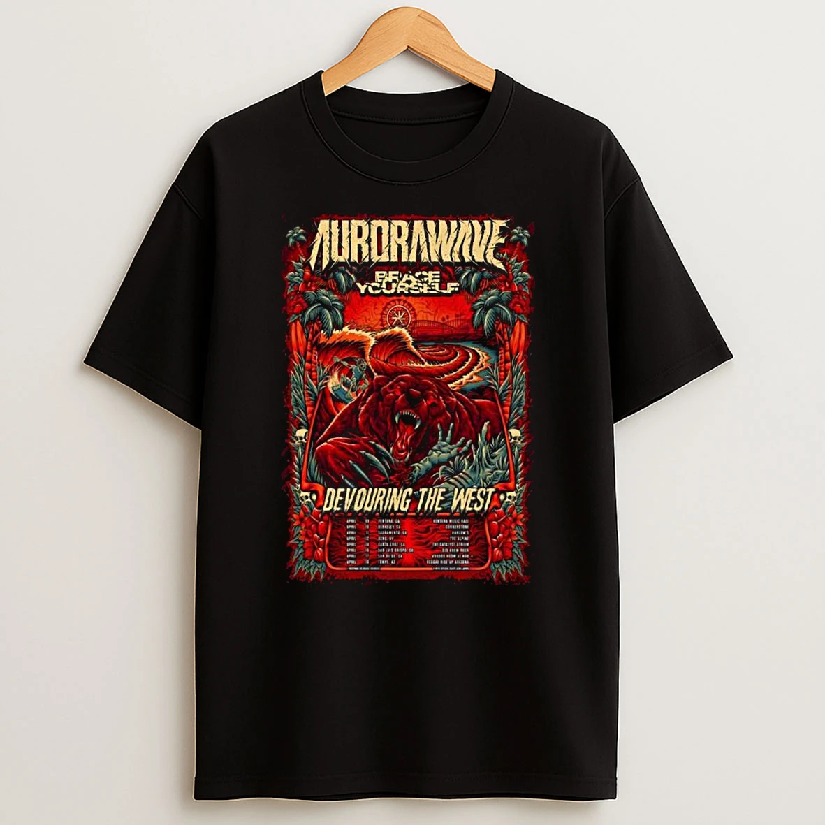 Aurorawave Devouring The West Tour 26 T Shirt
