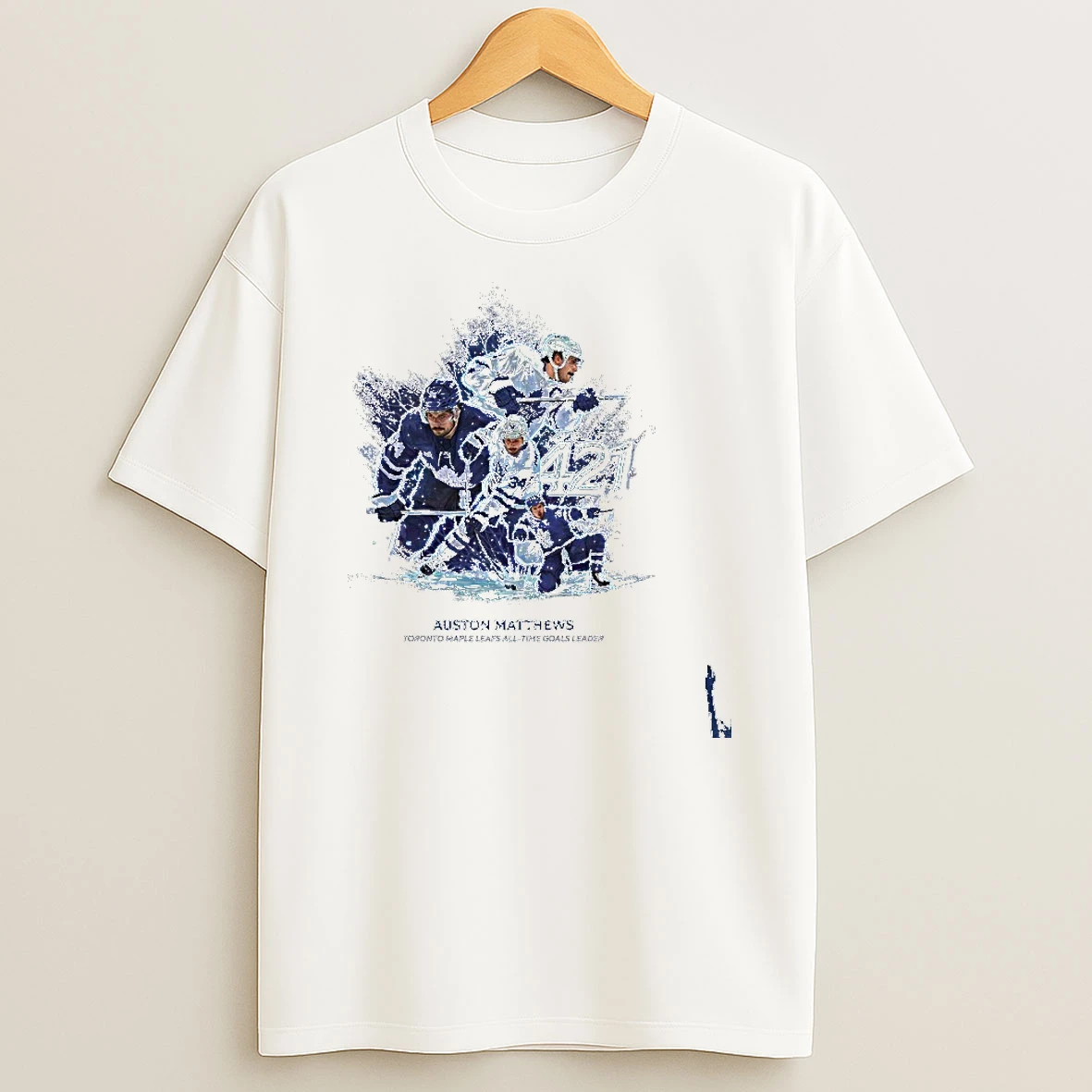 Auston Matthews 421 Career Goal All Time Goals Leader T Shirt