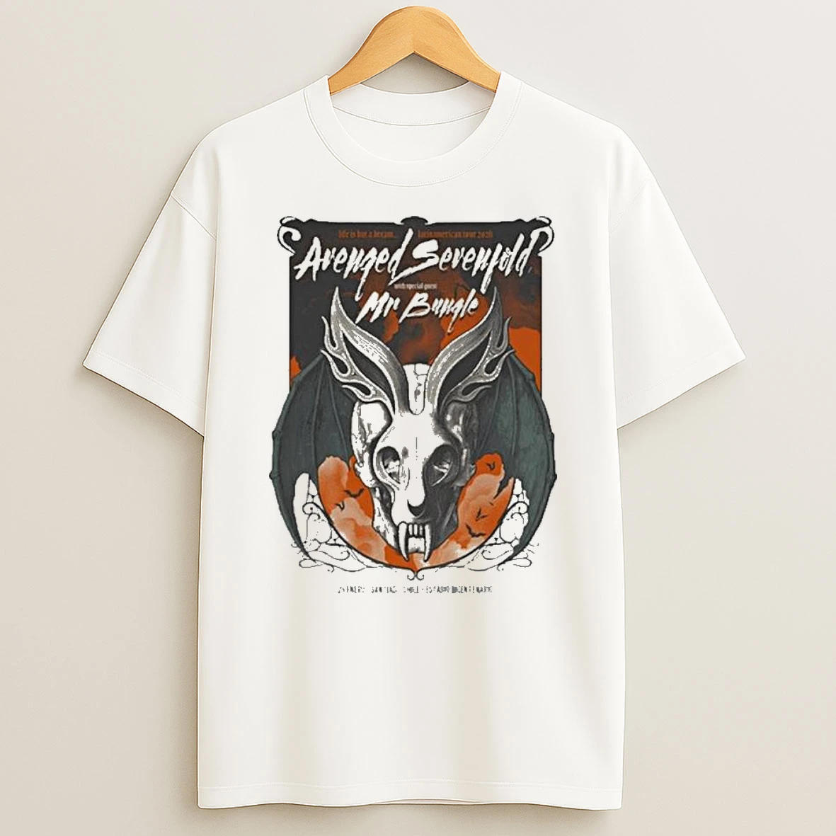 Avenged Sevenfold Event Santiago Chile Jan 24 2026 T Shirt
